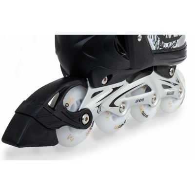 10. ROLLER SKATES-ROLLER SKATES-ICE SKATING 4IN1 ENERO PRO LED 34-37 GRAY