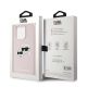 8. Karl Lagerfeld Silicone Karl&Choupette MagSafe Case for iPhone 15 Pro Max - Pink