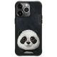 Nimmy Big Eyed Pet 2.0 Panda case for iPhone 15 Pro - black