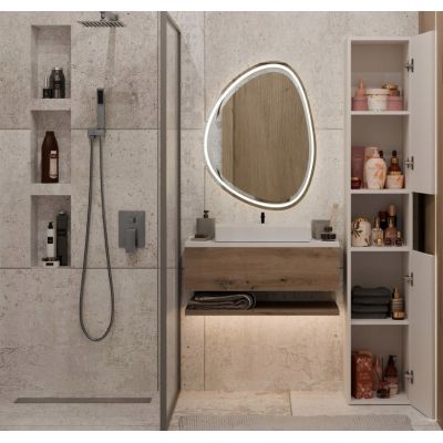 10. NEL BATHROOM COLUMN I CASHMERE