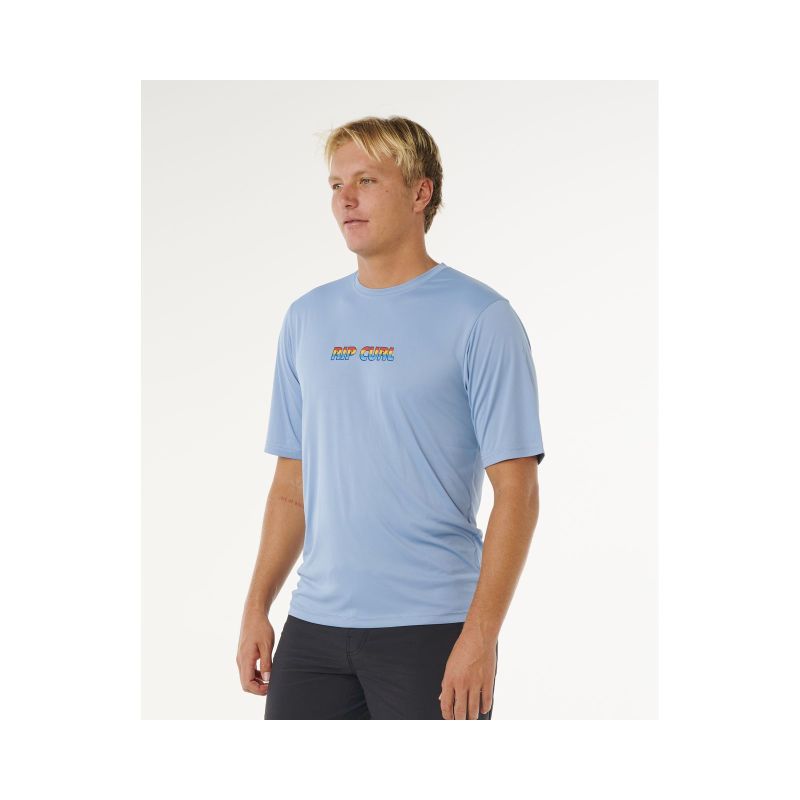 2. Men's Lycra RIP CURL Icons Of Surflite Upf S/S blue