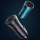 10. Baseus Golden Contactor Max fast car charger USB + USB type C 60 W Quick Charge blue (CGJM000103)