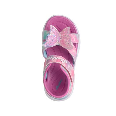 5. Skechers Kids' Sandals Jumpsters Sandal Butterfly Brites 303109N PKMT