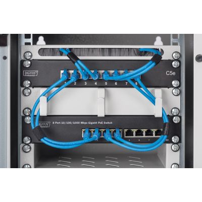14. Digitus 10-inch 8-Port Gigabit Ethernet PoE Switch