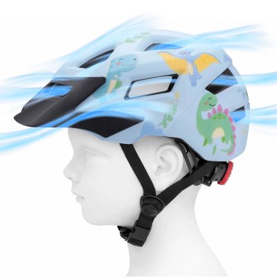 6. Wozinsky Children's MTB Bike Helmet with Detachable Visor XS - Light Blue
