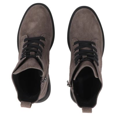 5. Women's leather ankle boots suede gray Filippo DBT7997