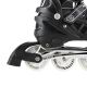 5. Nils Extreme NH10905 4in1 inline skates with replaceable hockey blade, black LED, size M (35-38)