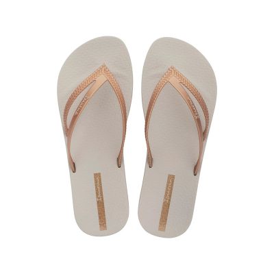 2. Ipanema women's flip-flops Bossa Soft comfortable beige fashionable