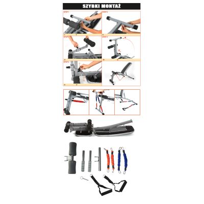 85. HMS L8320 Exercise Bench 