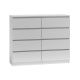 3. M8 MALWA CHEST OF DRAWERS 120CM WHITE