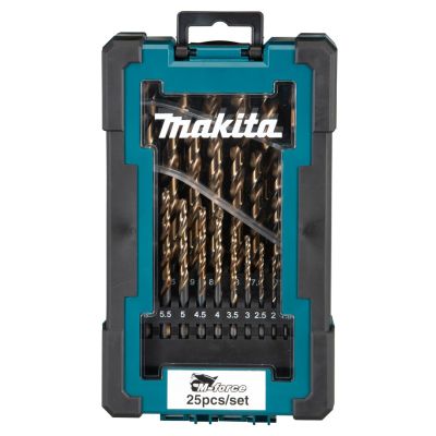 MAKITA HSS-G M-FORCE METAL DRILL SET 25 pcs. 1-13mm