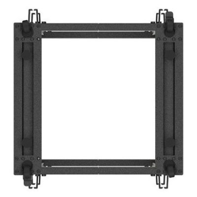 6. OPEN RACK 19" 15U 600X600-1100 ADJUSTABLE BLACK LANBERG