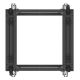 6. OPEN RACK 19" 15U 600X600-1100 ADJUSTABLE BLACK LANBERG