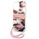 6. Guess GUHCP13LKCABPI iPhone 13 Pro / 13 6.1" pink/pink hardcase Camo Strap Collection