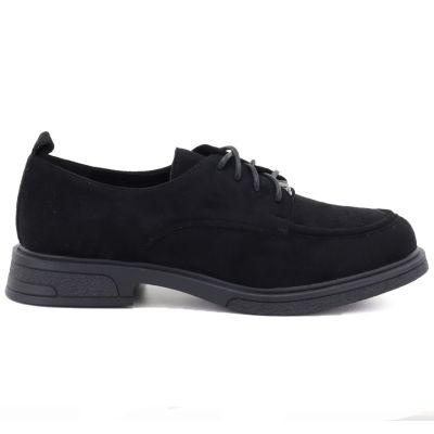 2. Women's black suede shoes Vinceza 62332