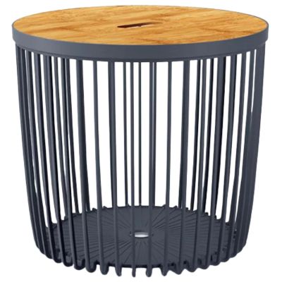 BASKET TABLE 38.6x35.8CM CLUBO ANTHRACITE