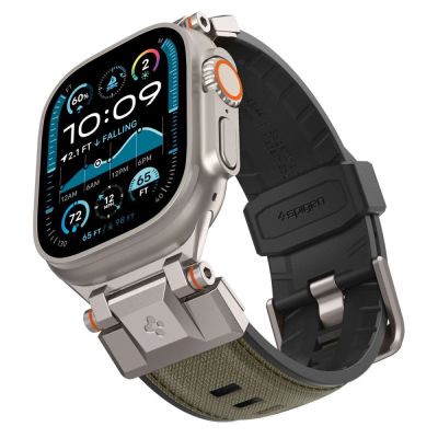 6. Spigen DuraPro Armor Strap for Apple Watch 44 / 45 / 46 / 49 mm - Green