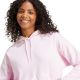 5. Women's adidas Essentials Small Logo Feel Cozy Hoodie Pink JN1856