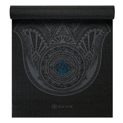 4. GAIAM Gray Hamsa 4 MM 61971 Yoga Mat