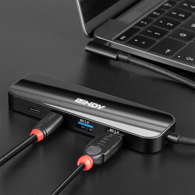 5. LINDY USB 3.2 Gen 1 Type C Hub 4 Port