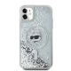 3. Karl Lagerfeld Liquid Glitter Choupette Head MagSafe Case for iPhone 11 / Xr - Transparent