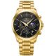 Men's Watch Giewont Chronograph Sapphire Gold Black GW9460-B4