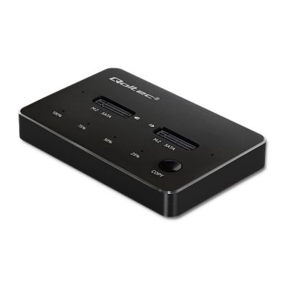 11. QOLTEC 2X SSD M.2 SATA | NGFF | USB TYPE C DOCKING STATION