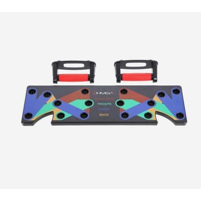 2. HMS PU10 multifunctional push-up board red