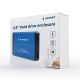 3. GEMBIRD HDD/SSD CASE USB 3.0 2.5" SATA, ALUMINUM, BLUE