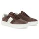 5. Women's leather sneakers on a brown platform Filippo DP7533