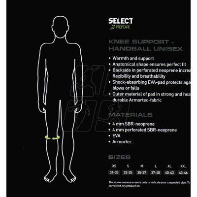 2. SELECT Profcare Neoprene 6202W knee protector