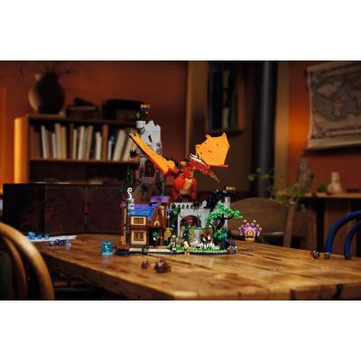 5. LEGO IDEAS 21348 Dungeons & Dragons: Tale of the Red Dragon