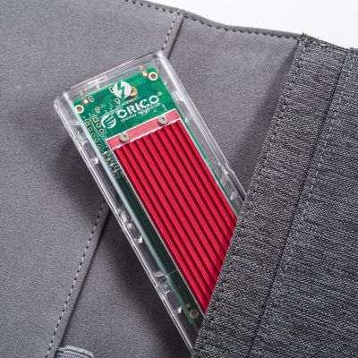 6. Orico TCM2-C3 M.2 NVME to USB-C 10Gb/s Disk Drive - Red