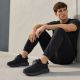 8. Black Big Star men's textile sports shoes UU174003