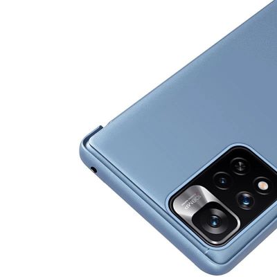 3. Clear View Case case for Realme 10 flip cover black
