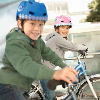 5. Wozinsky Children's Bike Helmet Dinosaur Pattern S - Pink
