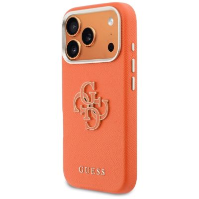 2. Guess FW Resin Logo case for iPhone 17 Pro - orange