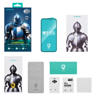 3. Joyroom JR-MKN0313 Corning Eyecare Tempered Glass for iPhone 15 Plus/16 Plus