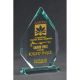 3. Engraved glass trophy with case + paint filling
