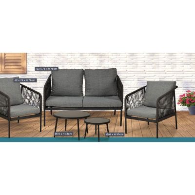 17. 5-PIECE GARDEN FURNITURE SET MILAN