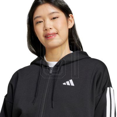 6. adidas Essentials 3 Stripes Full Zipp Hoodie W JE1283