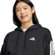 6. adidas Essentials 3 Stripes Full Zipp Hoodie W JE1283