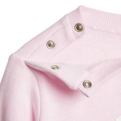 12. Adidas Essentials Pink Tracksuit for Kids JC9645