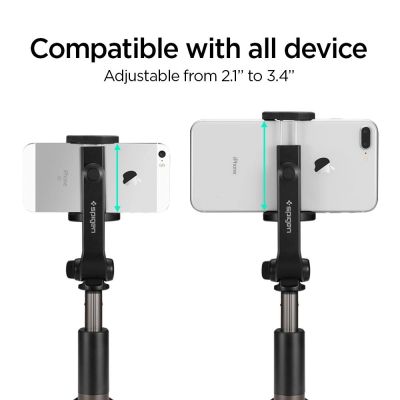 22. Selfie stick Spigen S540W Bluetooth with tripod - black