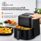 21. Extralink HOME AIR FRYER 5.2L EU SJ-520 Single 5.2L Hot Air Fryer Black