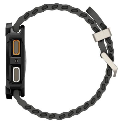 6. Spigen Rugged Armor Case for Samsung Galaxy Watch 8 44mm - Matte Black