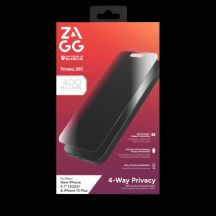ZAGG InvisibleShield Glass Elite Privacy 360 for iPhone 15 Plus / 16 Plus