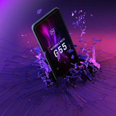 2. Hybrid glass 3mk FlexibleGlass for Motorola Moto G55 5G