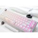 10. Ducky One 3 Classic Pure White SF Gaming Keyboard USB German White
