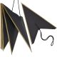 23. DECORATIVE HANGING PAPER STAR FSC 18x75CM BLACK 7 ARMS MICA